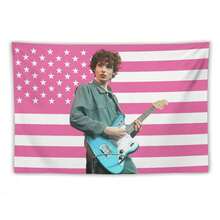 Mike Wheeler Tapestry Finn Wolfhard American Flag -Stranger Ths Tapestries -Aesthetic Bedroom Dorm Decor- Gift For Movie Fans - 1PC - 查看 13