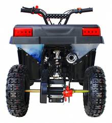 ¡RecomendadoMini Cuatrimoto Atv Niños Montable 49cc Motor Gasolina Azul¡Top de Temporada - Azul - Ver 3