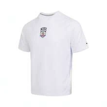 Nike Youth K NK DF MULTI SS TOP GCEL Short Sleeve T-Shirt, Knitted Collarless Short Tee TIII0477-100 - White - View 2
