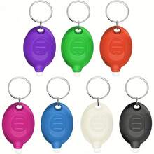 2/4/7pcs Mini LED Keychain Flashlight, Super Bright Micro Flashlight, Small Keychain Flashlight, White Light, Micro Pocket Keyring LED Flashlight, For Emergency Lighting - Colorful Shell - Multicolor - View 4