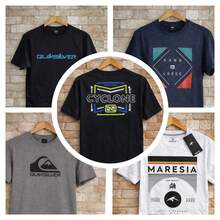 Kit Of 4 Men's Printed Casual Basic Cotton T-Shirts Ideal For Everyday Wear Stylish Basic Knit Short Sleeve Party Surf Gym Workout Printed Everyday Comfort For Casual Men's - 彩色 - 查看 5