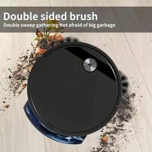 Aspiradora robot inteligente 3 en 1 - Nuevo modelo con control remoto, función de barrido y trapeado húmedo, ideal para la limpieza diaria del hogar, mantenimiento de pisos de baldosas y madera dura - Multicolor - Ver 9