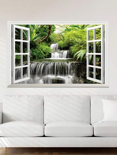 1PC/2PCS- Wallpaper -Decorations Home Office Self-Adhesive Wallpaper Removable Wall Stickers For Wall, Living Room Decor, Bathroom Window Toilet Stickers –Wall Decor For Dining Room Kitchen Wall Art Bedroom Decor