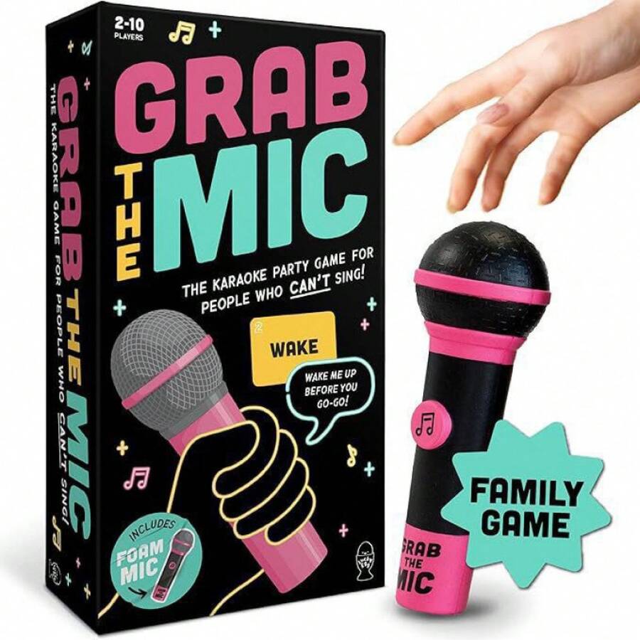 Hot Item In Stock New Lucky Exciting Grab Mic Desktop - Karaoke Games - View 1