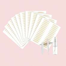 13pcs/Set Minimalist Hollow Lace Double Eyelid Tapes, Water-Activated Natural Invisible Eyelid Stickers Suitable For Makeup, No-Makeup Look, Office, Home - Nude - View 9