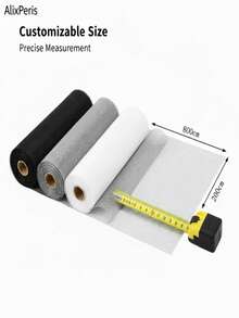 Red de mosquitos de PP nano premium, pantalla de ventana de corte fácil sin deshilachado, malla lavable de alta densidad anti-polvo para uso industrial y doméstico - Malla gris - Ver 3