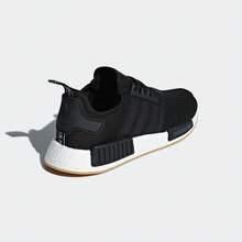 Adidas 阿迪达斯 NMD_R1 经典休闲运动鞋 - 黑色 - 查看 5