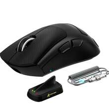 ATTACK SHARK 59克超轻V8游戏鼠标，PAW3950MAX 42000 DPI，Nordic 54L15低延迟芯片，蓝牙/2.4G/有线三模式连接，双8000Hz轮询率，配备防滑握柄 - 彩色 - 查看 14