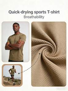 7 Pack Men'S Quick Dry Workout Gym T Shirts, Short Sleeve Active Running Athletic Tee Tops, Purchase And Receive One Additional Color For Free. Gifts For Boyfriend. Butfits For Men, Camiseta Para Hombre - Assorted 8-Piece Set - 查看 3