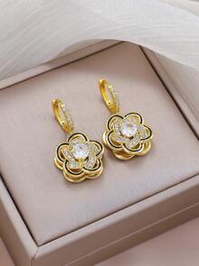 1 Set de Joyería Elegante de Camelias, Regalo para el Cumpleaños de Amigos - Multicolor - Ver 5