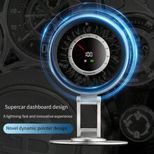 REMAX RS-ZF13數顯渦輪旋轉金屬風扇 雙風筒100檔風速 4000mAh鋰電池 Type-C快充 鋁合金材質 - 鈦灰色 - 查看 4