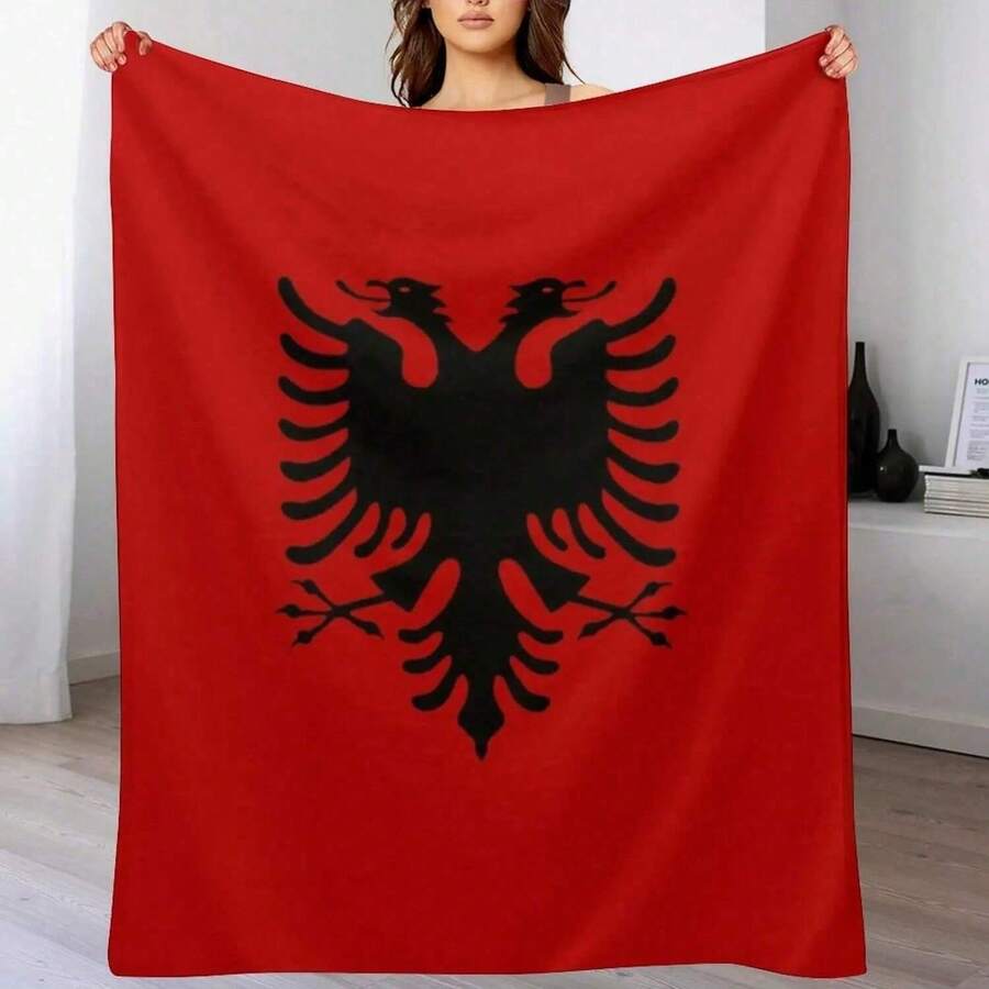 Albedo Overlord Blanket Cute Anime Sey Blanket Plain Blanket Aura Bella Fiora Lupusregina Bedspread Sofa Warming Cover - màu đen - Xem 1