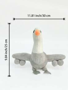 Búp bê ngỗng nhồi bông 22cm/8.66in, búp bê nhồi bông hình động vật hoạt hình, món quà sinh nhật hoàn hảo cho trẻ em, búp bê vui nhộn, quà tặng cho gia đình và bạn bè, búp bê trẻ em, quà Giáng sinh, quà Halloween, quà nhét vào tất Giáng sinh, quà sinh nhật, quà kỷ niệm, quà Ngày thiếu nhi - Xám - Xem 9