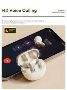 Lenovo 联想 LP19PRO 蓝牙耳机及耳机保护套套装，半入耳式，大尺寸动圈单元，360°环绕立体声，高品质音频，低延迟，超长续航，运动、音乐、游戏皆宜，带麦克风通话清晰，适用于智能手机和平板电脑的无线耳机 - 粉紅色耳機+粉紅色保護套帶掛件 - 查看 6