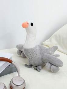 Búp bê ngỗng nhồi bông 22cm/8.66in, búp bê nhồi bông hình động vật hoạt hình, món quà sinh nhật hoàn hảo cho trẻ em, búp bê vui nhộn, quà tặng cho gia đình và bạn bè, búp bê trẻ em, quà Giáng sinh, quà Halloween, quà nhét vào tất Giáng sinh, quà sinh nhật, quà kỷ niệm, quà Ngày thiếu nhi - Xám - Xem 4