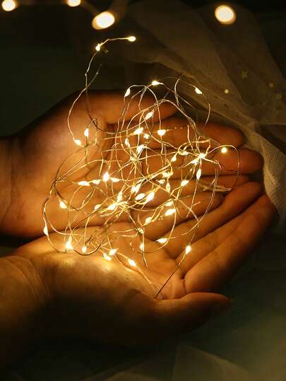 Fairy Lights Battery Operated LED Mini String Lights Twinkle Lights Copper Wire Firefly Starry Lights For Mason Jars Wedding Party Christmas Centerpiece Table Decorations, Warm White,Fairy Lights Battery Operated String Lights