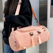 Mochila deportiva de unicolor y espaciosa - Almacenamiento de viaje de moda - Portátil, multifuncional y unisex, adecuada para gimnasio, viajes y uso diario. Bolsa de viaje, equipaje, bolsa de deporte, bolsa de noche de gran capacidad. Organizador de viaje esencial para cruceros, vacaciones para hombres y mujeres. - Multicolor - Ver 10