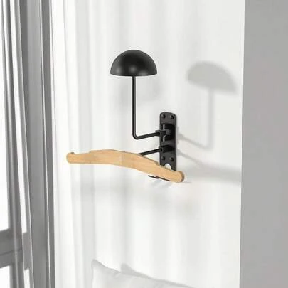 Motorcycle Helmet Holder Wall Mount, Helmet Rack With Hooks To Hang Jackets, Hats, Motorcycle Accessories