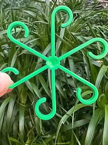 透明塑料U型可折叠植物支撑架 - 轻柔托住竹子，适用于室内/室外水培和盆栽植物，防止倾斜，促进植物健康生长，节省空间，园艺和家居装饰 - A - 查看 11