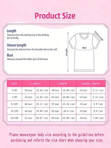 Cute And Creative Cotton T-Shirt With A Bread And Jam "Go Spread The Gospel" Print For Girls. Soft And Comfortable Against The Skin, Suitable For Everyday Wear And Outdoor Activities, Stylish And Versatile. - 粉色 - 查看 7