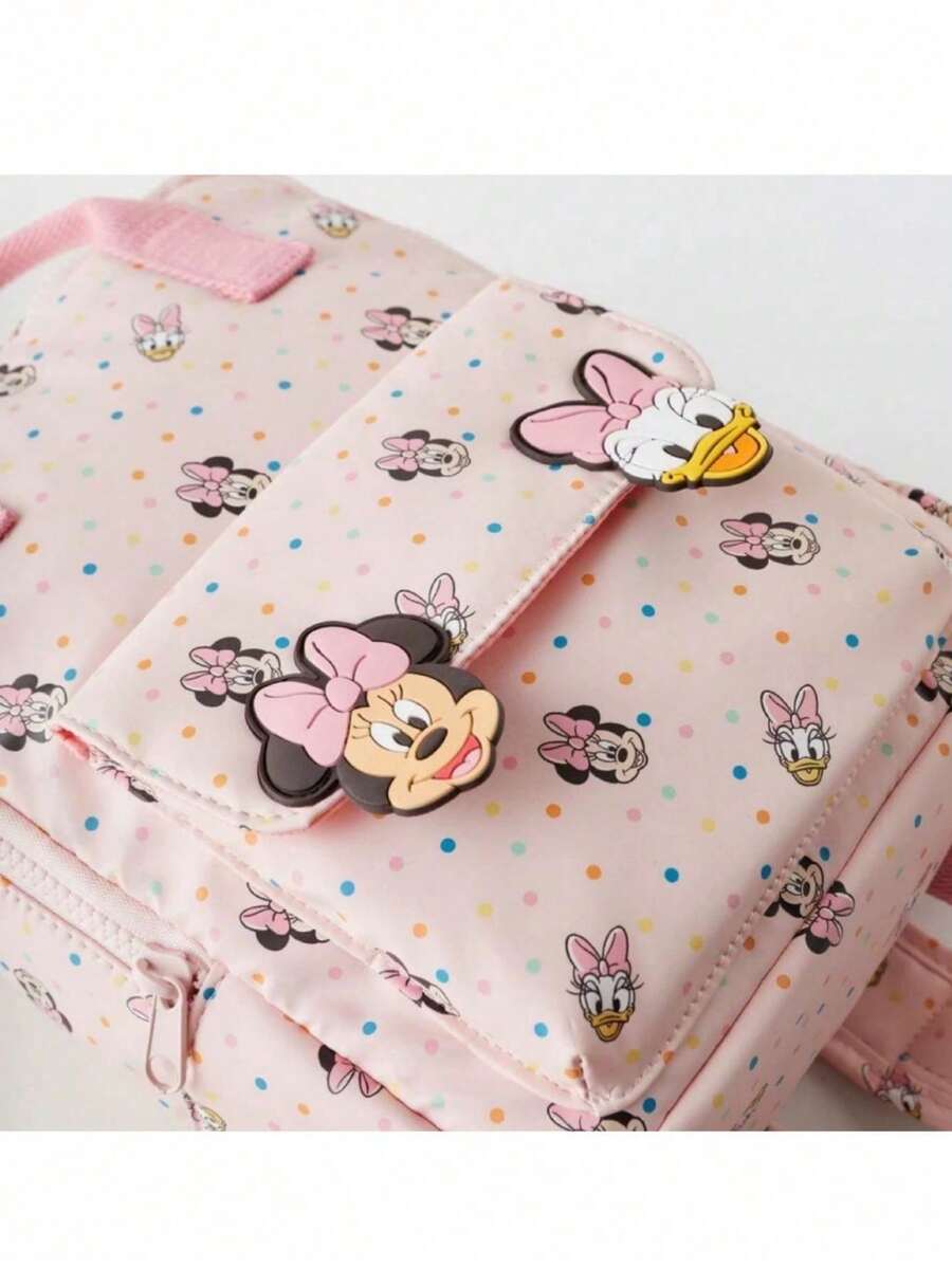 Cartoon Print Multi-Function Fashion Casual Cute Student Backpack, Outdoor Travel Bag - Multicolor - View 1