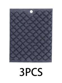 Bộ 3 khăn lau (12x15cm) - Khăn lau bếp, nhanh khô, có thể tái sử dụng và giặt được - Dùng cho mặt bàn, bếp, lò nướng, bát đĩa, dầu mỡ - Tương thích với nước rửa chén - giẻ rách - Xem 13