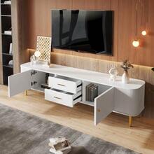 Television Stands & Entertainment Centers - White - View 3