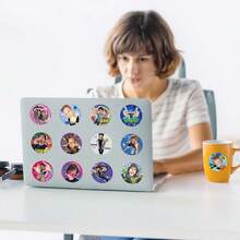 500pcs Cor/Tis Peripheral Stickers Roll Stickers Ins Style Fun Zhao Yufan Zhu Xun Painted Stickers - Multicolor - View 6