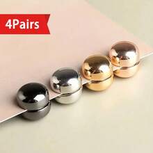 4 cặp nam châm khăn trùm đầu nữ và bé gái, nam châm mờ, 4 màu, kim loại - A - Xem 19