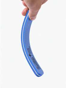 5/10件套长方形指甲锉修甲套装，厚度0.47英寸，适用于凝胶指甲，海绵可水洗双面100/180目砂纸打磨抛光锉 - 彩色 - 查看 5