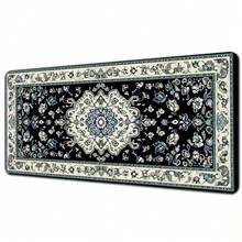 1pc New Black Persian Style Retro Mouse Pad, Mysterious & Fashionable Computer Gaming Mouse Pad, Rubber Mouse Mat, Gaming Keyboard Pad, Office Desk Mat Office Desk Accessories Desk Accessories Office Supplies Office Decor - 1PC - View 24