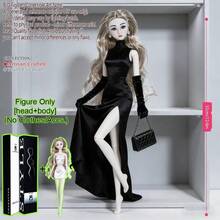 12.6英寸 1/6 BJD/MJD 超模娃娃，12关节球形关节可动玩具，光滑逼真的肌肤纹理，精致的五官，蓬松的头发，桌面摆件，节日纪念品，不含服装 - 只有娃娃,沒有衣服 - 查看 10