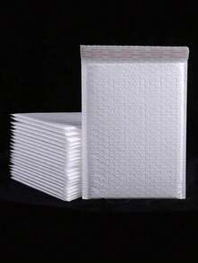 30个装加厚聚乙烯气泡信封，白色气泡信封包装袋，适用于小型企业、运输信封、包装袋、邮寄信封、运输用品，可用于书籍、衣物、包裹、单件物品递送、小型企业包装、加厚透明气泡袋、泡沫气泡内衬 - 白色 - 查看 1