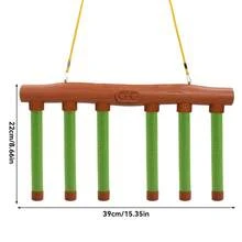 一套便携式投掷棒游戏，适合青少年和成人——手眼协调训练玩具、运动挑战游戏、生日礼物派对游戏、家庭游戏之夜 - 彩色 - 查看 5