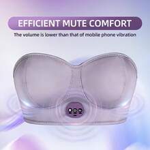 Breast Massager, Heating, Kneading, And Push-Up Bra, Electric Breast Massager - 紫丁香色 - 查看 5