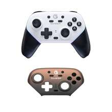 GAMESIR Controlador de juego T4n Pro: tecnología de efecto Hall para un control preciso, batería de gran capacidad para un rendimiento duradero, tira de iluminación RGB, disparadores lineales de efecto Hall, giroscopio de seis ejes, conectividad tri-modo, frecuencia de sondeo inalámbrica de 1000 Hz, Elite White (base de carga no incluida). - Élite blanca - Ver 13