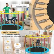 ¡RecomendadoTrampolín Brincolin Infantil Red De  Tumbling Niños Lona De Salto Negro Cobertor De Resortes Rojo rampolín con Valla de  con Diámetro de 1.4m Brincolín Infantil Tumbling¡Top de Temporada - 1 - Ver 1