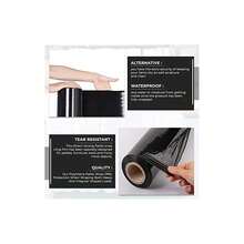 30 STRONG ROLLS BLACK PALLET STRETCH SHRINK WRAP PARCEL PACKING CLING FILM - Multicolor - View 5