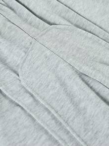 1pc Tween Boys Summer Outdoor Sports Casual Versatile Fitness Basketball Running Straight Leg Shorts - Light Grey - View 7