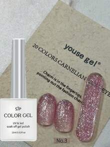 1片雪花蛋白石融化凝胶，UV指甲油凝胶，DIY美甲饰品，适合春夏美甲，法式美甲 - 彩色 - 查看 18