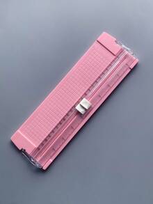 Cortador de papel A4, Cortador de papel portátil y especializado para estudiantes, Herramienta de corte de papel manual bidireccional y plegable para fotos pequeñas, Cuchillo de papel multifuncional para oficina para volver a la escuela - Multicolor - Ver 15