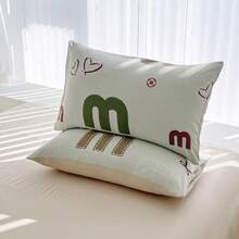 1 pezzo/2 pz Federa e copricuscino decorativo con motivo fragola comodo, stile cartone animato Ins con stampa digitale, design con tasca, federa morbida, resistente a pieghe, scolorimento e macchie, adatto per camera da letto, divano, soggiorno, decorazione domestica, decorazione autunnale, forniture per il ritorno a scuola - Multicolore - Visualizzare 5