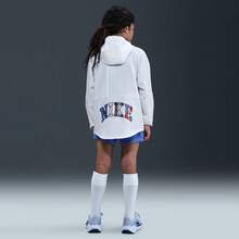 Nike Teen Boy K NK DF UV WOVEN JKT GCEL Hooded Woven Long Sleeve Jacket II0478-100 - White - View 6