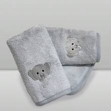 Kit de Paninhos de Boca Power Sec para bebês - Laço Bebê (3 unidades) - Cinza - Visão 4