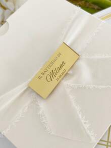 2/10/20/50pcs Custom Wedding Favors Name Tags Gold Acrylic Tag Reception Token Baby Shower Tags Thank You Gift Engagement Celebration Personalized Favor Tags Christmas Party Bridal Shower Gifts - Multicolor - View 5