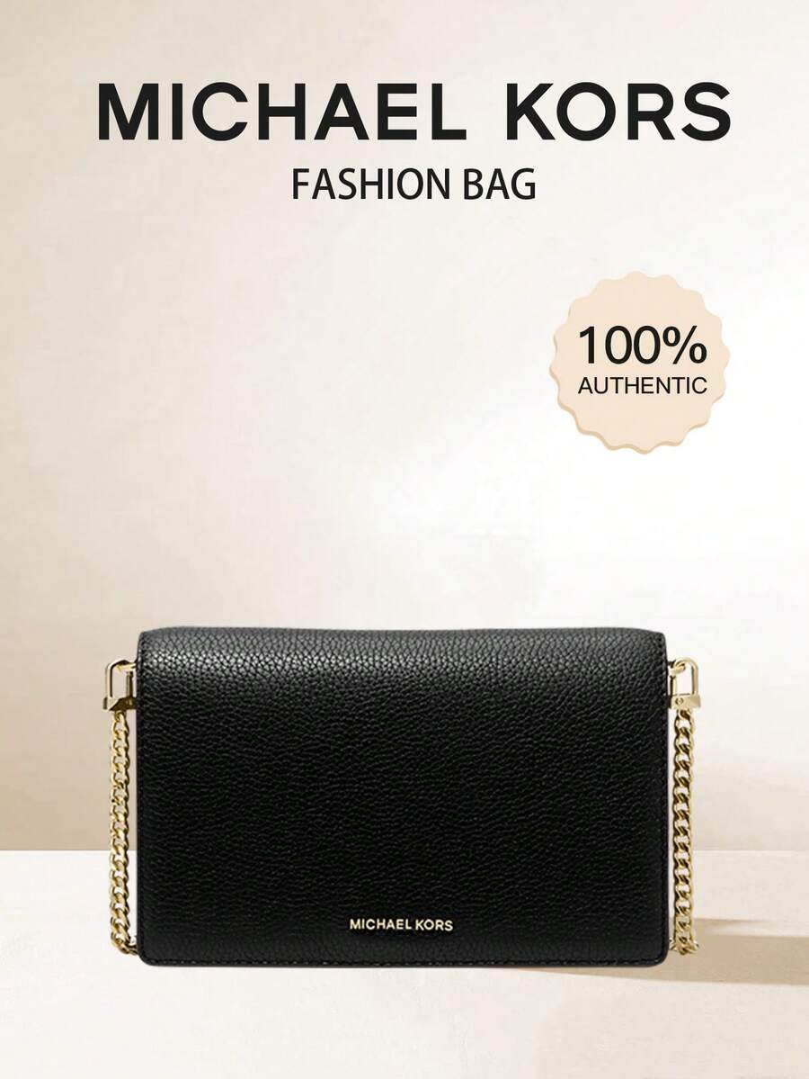 Michael Kors JET SET Women's Adjustable Strap Small Handbag & Shoulder Bag - Black - View 1