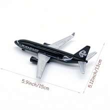 1 pieza Modelo de avión de la aerolínea Emirates, modelo de metal fundido, adecuado para regalo y colección, regalo de vacaciones, presente - Multicolor - Ver 2