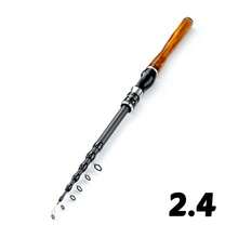 Cần câu cá di động dạng thu gọn 1.8m-3.0m kèm giá đỡ máy câu, cần câu máy câu mini, cần câu cá bỏ túi bằng sợi carbon dùng cho hồ/biển. - Nhiều màu - Xem 16