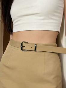 女士简约细皮带三件套 - 百搭腰带，可搭配连衣裙和牛仔裤 - 彩色 - 查看 4