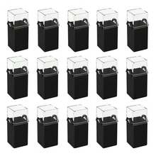 Set Of 15 Tabletop Toothpick Holders, Coza Size, 5x4x9cm, Plastic, Restaurant/Buffet - 黑色 - 查看 1